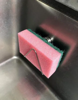 Produktbild von Hygiënische RVS Sponshouder für dünne Sponzen - Entferbar