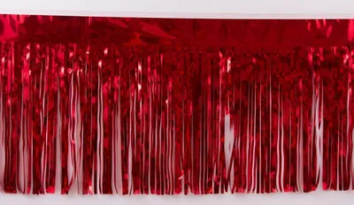 Produktbild von Elegante rote Girlande mit einer Länge von 3 Metern und einer Höhe von ca. 38 cm