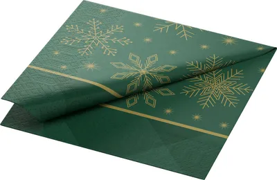 Produktbild von Duni Tissue Servietten Rhombus green 3 lagig 33 x 33cm 250 Stück