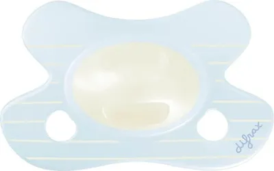 Produktbild von Difrax Natural Schnuller - Newborn - Stripy Blue | Difrax