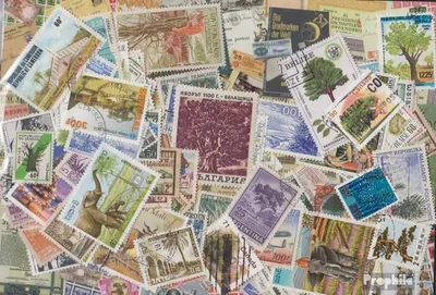 Produktbild von Briefmarken Motive 100 verschiedene Bäume Marken