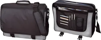 Obrázok produktu pre Taška cez rameno LiGHTPAK WAVE, polyester, čierna/sivá (5317358)
