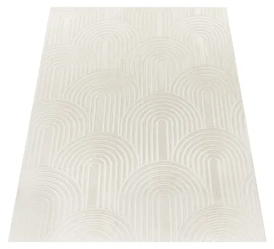 Produktbild von Teppich Wohnzimmer Schlafzimmer Kurzflor Skandinavisches Boho Muster Geometrisch Grösse 80x150 cm
