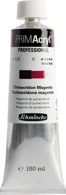 PRIMAcryl - Chinacridon Magenta - 150ml Feinste Künstler Acrylfarbe Schmincke 13 326 019