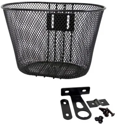 Produktbild von KGS Kinderfahrradkorb 8,5 Liter Stahl Schwarz