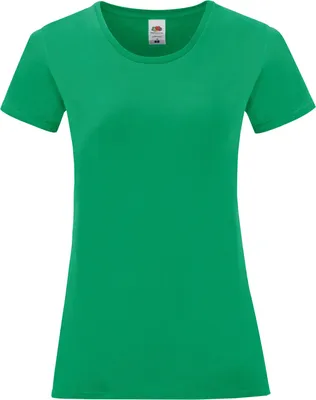 Image de Fruit Of The Loom T-shirt femme Iconic, manches courtes PC3400 (M) (Vert irlandais)