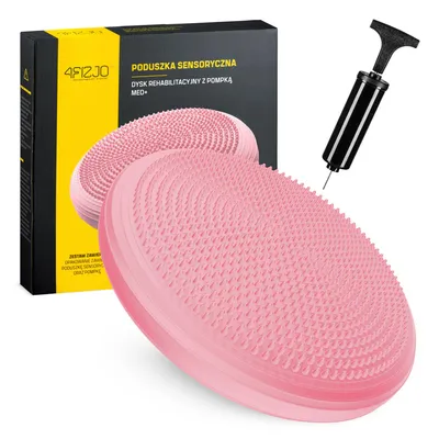 Produktbild von 4FIZJO sensomotorisches Sitzkissen, 33 cm, aus PVC, mit Handpumpe, Rosa