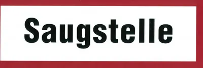 Produktbild von Schild Saugstelle Kunststoff 297x105mm Löschwasserentna...