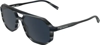 Produktbild von Karl Lagerfeld KL6226S Striped blue 58/16/145 Herren Sonnenbrillen