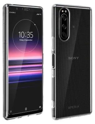 Produktbild von Avizar, 360° Schutz-Set: Hülle und Displayschutzfolie für Sony Xperia 5, Transparent