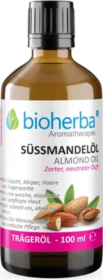 Produktbild von Bioherba Süssmandelöl Almond Oil Zarter  Neutraler Duft 100 ml