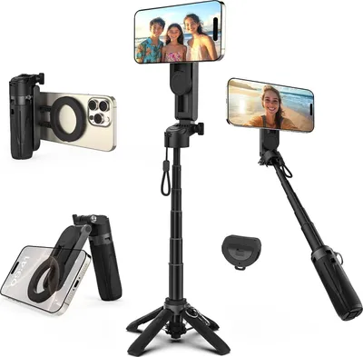 Produktbild von Magsafe Tripod 4 in 1 Handystativ für iPhone Halterung für Video Reisen Handystativ