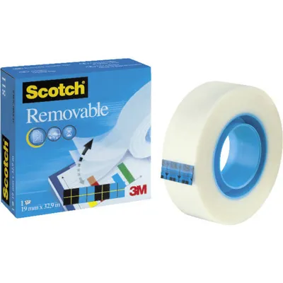 Produktbild von 3M Scotch Klebefilm Magic 811, ablösbar, 19 mm x 33 m