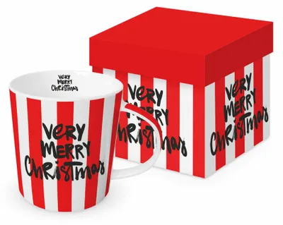 Image de Tasse "Merry Trend" de PPD, présentée dans une boîte cadeau, en porcelaine fine, capacité de 400 ml, référence 360303185