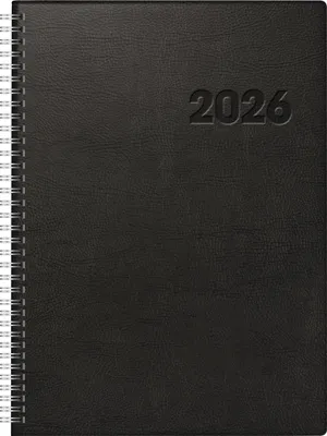 Produktbild von rido idé Buchkalender "Conform Wire-O" 2026 schwarz