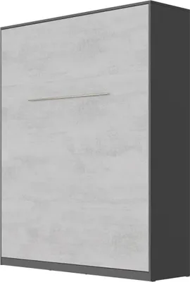 Produktbild von SMARTBett Schrankbett Standard  Anthrazit/Beton 160 Vertikal