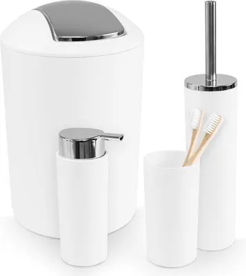 Produktbild von Famanu Badkamerset 4-teilig - Zubehör für das Badezimmer
