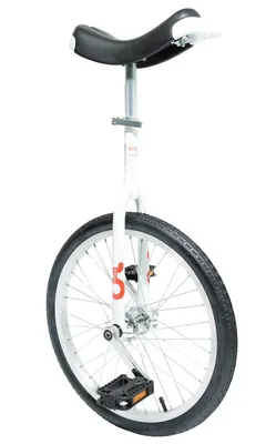 Produktbild von Einrad OnlyOne 20" weiß Alufelge, Reifen schwarz