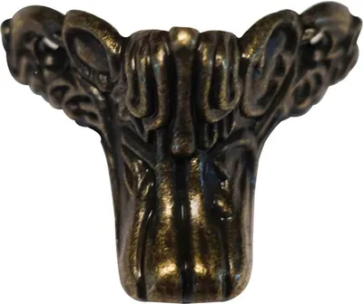 Produktbild von 8 Metall Füße Holzkiste Möbel Fuß Bein dekorativ Eckschutz, bronze, Größenwahl, Größe:45 x 30 mm