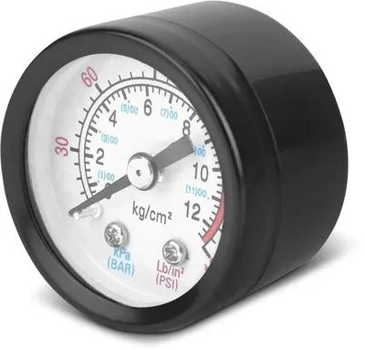 Produktbild von Famanu Manometer für Luftkompressoren - 0-180 psi / 0-12 bar