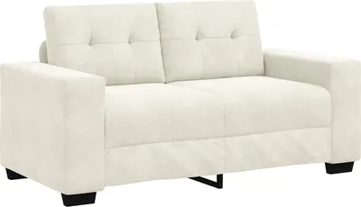 Zdjęcie produktu dla Sofa dwuosobowa Kremowy 160 cm Aksamit