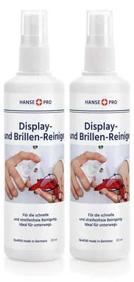 Produktbild von HANSE PRO Display- & Brillen-Reiniger 125ml (2er Pack)