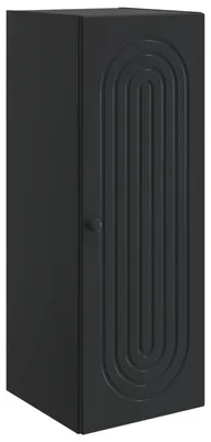 Image de Armoire murale vidaXL noire 33 x 34,5 x 90 cm en aggloméré