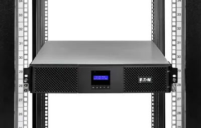 Produktbild von Eaton 9E - USV - Wechselstrom 200/220/230/240 V - 900 Watt - 1000 VA - RS-232, USB - Ausgangsanschlüsse: 4 - 2U - Schwarz
