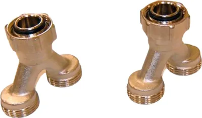 Obrázek produktu pro UPONOR T-kus, Fluvia, 2xG3/4-3/4"Euro, 1 ks