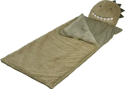 Zdjęcie produktu dla Śpiwór dla dzieci Dino 160x64cm, zielony