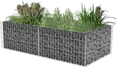 Obrázok produktu pre The Living Store Kvetináč kamenný kôš 180 × 90 × 50 cm