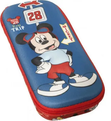 Produktbild von Federmäppchen, 2 Fächer, Material: Mickey Mouse