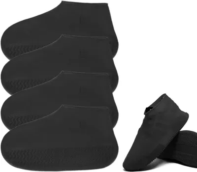 Obrázok produktu pre Návleky na obuv 29 cm, 2 páry, veľkosť 38-46, vodotesný silikón, pre turistiku