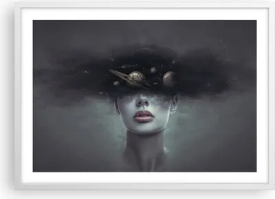 Produktbild von Gerahmtes Poster - Weißer Rahmen - Quinoa Frau Gesicht - 70x50 cm - Wand Bild - Wanddeko - Wandbilder - Kunstposter - Wandposter - Bilderrahmen - Bilder - Kunstdruck - Wanddekoration - P2WAA70x50-4796