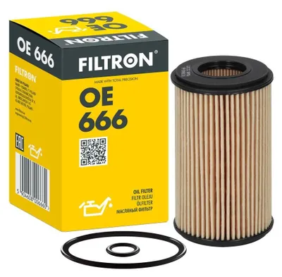 Produktbild von Ölfilter FILTRON OE 666 Filtereinsatz für RENAULT CLIO II (BB0/1/2, CB0/1/2) TWINGO I (C06) KANGOO (KC0/1) KANGOO Express (FC0/1) TWINGO I Kasten