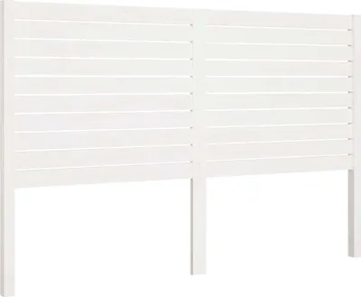Produktbild von vidaXL Kopfteil Weiß 166x4x100 cm Massivholz Kiefer