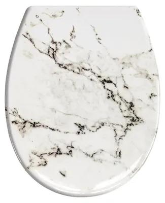 Produktbild von WC-Sitz aus Duroplast, Anthrazit, 37 x 45 x 5 cm