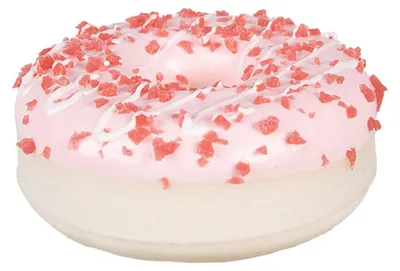 Imagen del producto de Adorno Clayre & Eef, diámetro 8 cm, altura 3 cm, color rosa, plástico