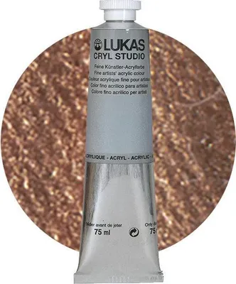 Zdjęcie produktu dla Lukas Cryl Studio Farba akrylowa Copper 75 ml 1 szt.