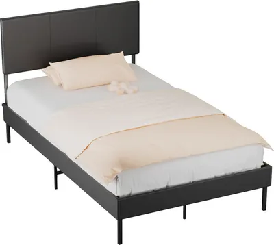 Produktbild von TolleTour Bettgestell Lattenrost robustes Bettgestell Maximale Tragfähigkeit 350 kg für Schlafzimmerbett Kunstleder 120*200CM