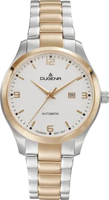 Produktbild von Dugena 4460913 Damen-Armbanduhr, Edelstahl-Gehäuse, Metall-Armband