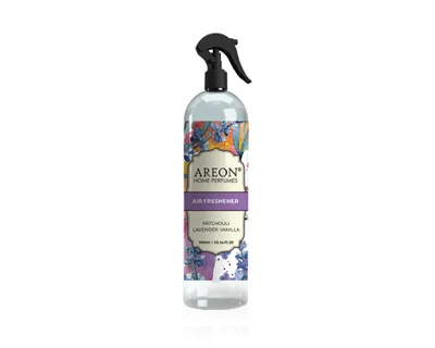 Obrázok produktu pre Interiérový osviežovač v spreji Areon Room Spray - vôňa Patchouli-Lavender-Vanilla 300 ml