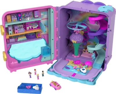Produktbild von Polly Pocket Urlaub im Rollkoffer Spielset