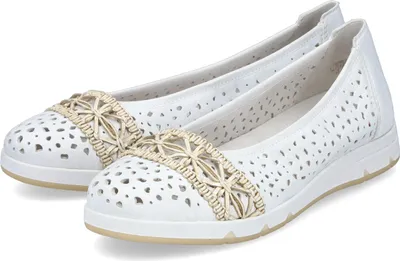 Produktbild von Rieker Ballerinas Damen 31393837303130 Weiß 41 EU