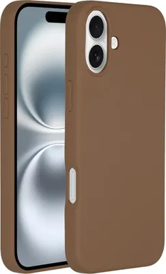 Zdjęcie produktu dla Accezz Liquid Silicone Backcover z MagSafe dla Apple iPhone 16 - jasnobrązowy