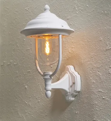 Produktbild von Konstsmide Parma Up weiß lackiertes Aluminium, klares Acrylglas 7223-250