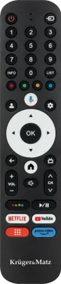 Obrázek produktu pro Dálkový ovladač k televizoru Kruger&Matz Google TV s numerickými tlačítky