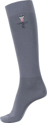 Produktbild von Cavallo Reitsocken SINDI Strümpfe steel mit Motiv Sportswear HW 25, Größe:39-42