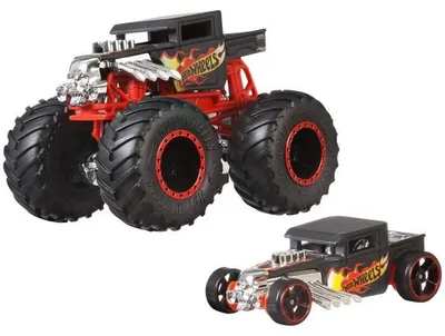 Immagine prodotto di Hot Wheels Monster Trucks + Omaggio: assortimento in scala 1:64