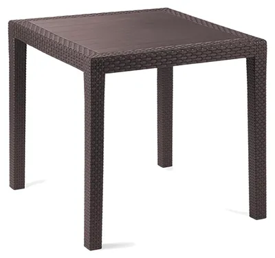 Produktbild von Gartentisch Mokka 79x79x72cm Rattan-Optik